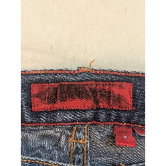 Bongo‎ Blue Distressed Bootcut Women’s Jeans Let Me B  Size 9 - Picture 6 of 15